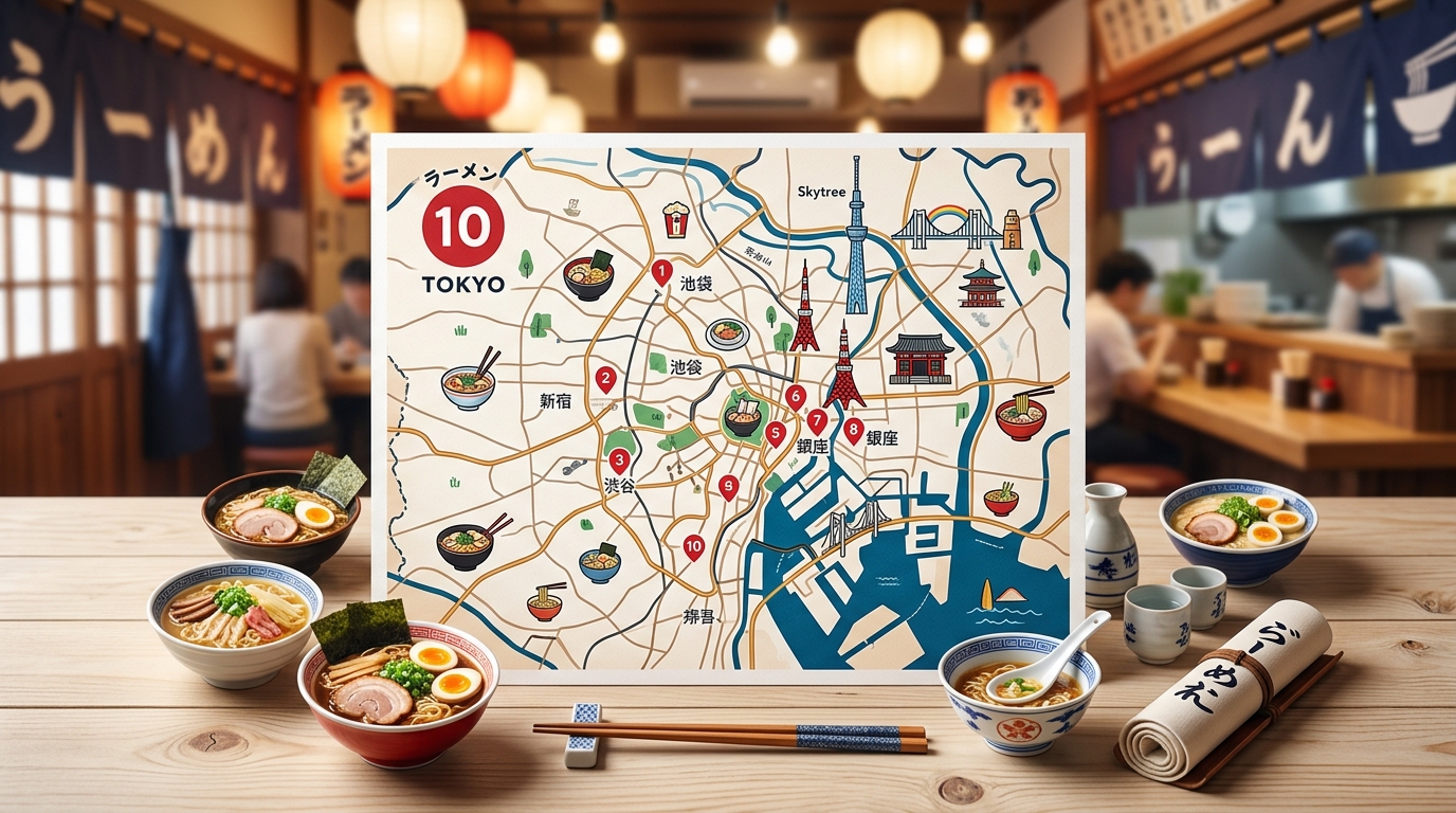 東京拉麵朝聖地圖：10家在地人推薦的必吃名店
