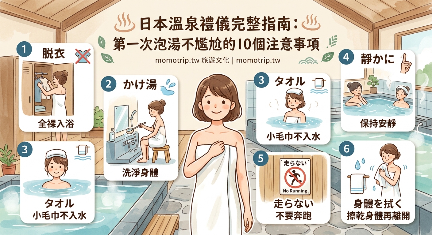 日本溫泉禮儀完整指南：第一次泡湯不尷尬的10個注意事項 — image 1