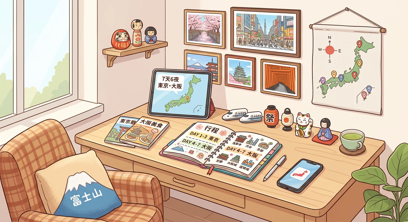 第一次去日本就上手！7天6夜東京大阪黃金路線完整攻略 — image 1