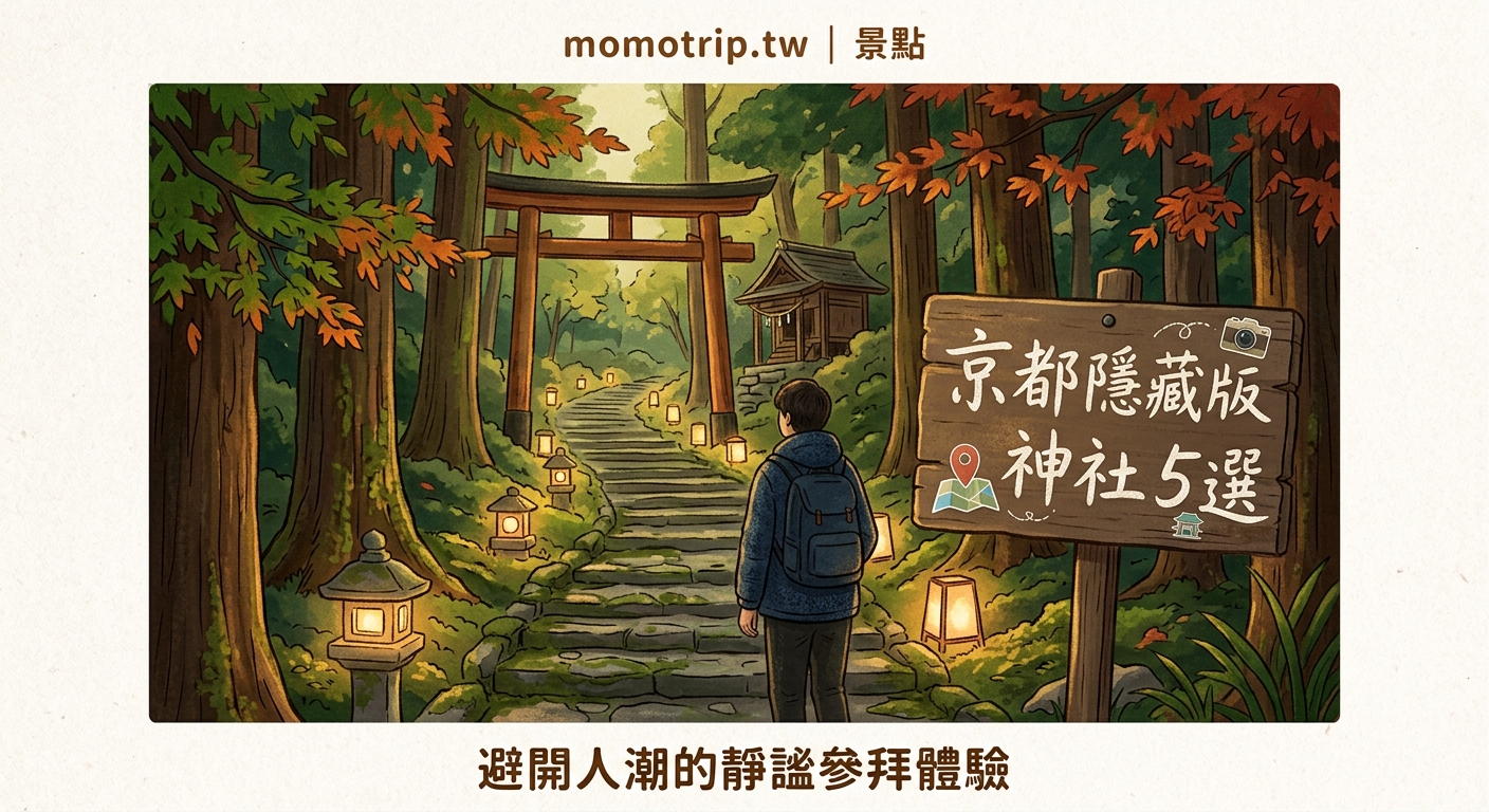 京都隱藏版神社5選:避開人潮的靜謐參拜體驗 - Illustration 1
