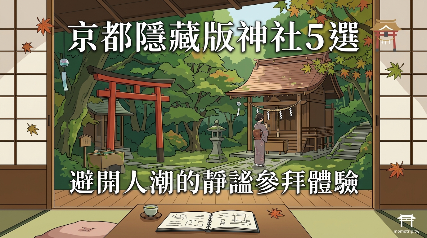 京都隱藏版神社5選:避開人潮的靜謐參拜體驗 - Illustration 2