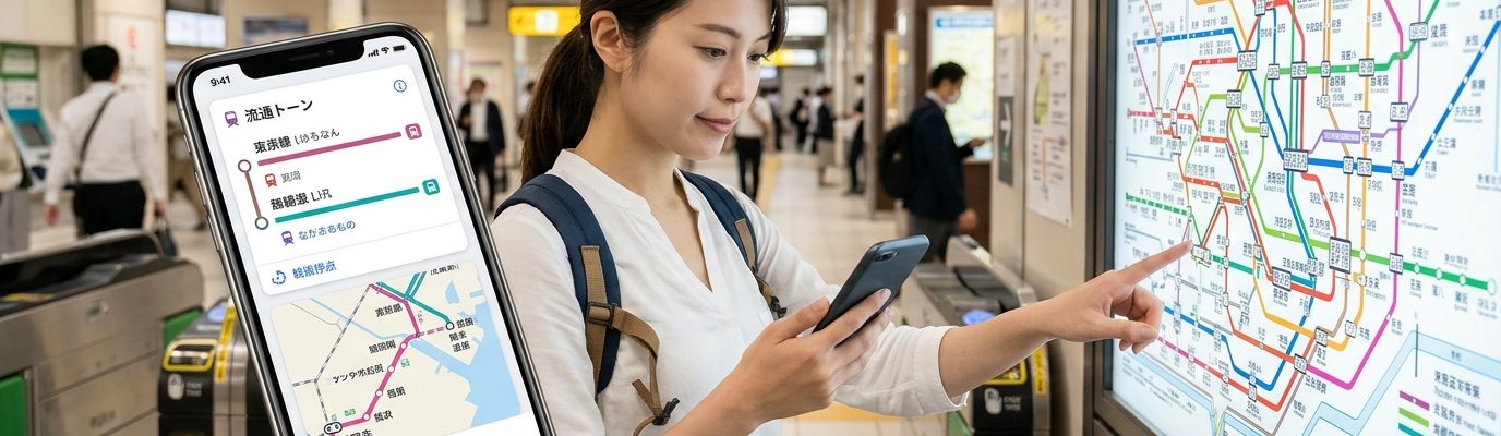 第一次搭日本電車就上手！看懂路線圖和轉乘APP全攻略