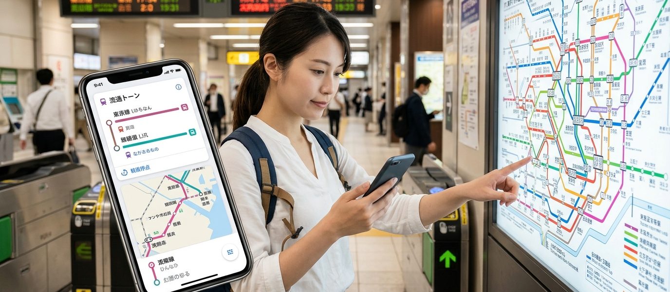 第一次搭日本電車就上手！看懂路線圖和轉乘APP全攻略