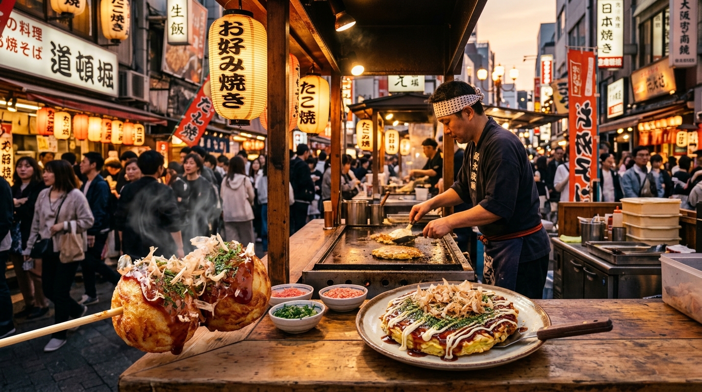 大阪燒、章魚燒哪裡吃？關西美食街區完整攻略