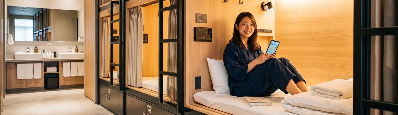 日本膠囊旅館初體驗指南：設施、禮儀與推薦清單