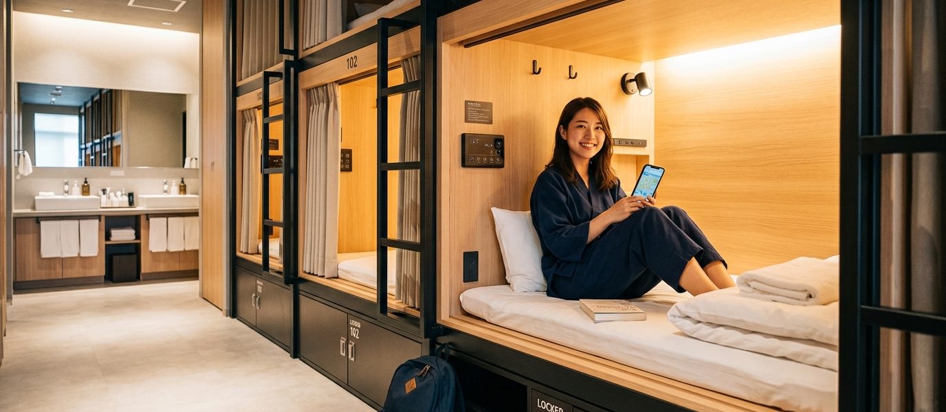 日本膠囊旅館初體驗指南：設施、禮儀與推薦清單