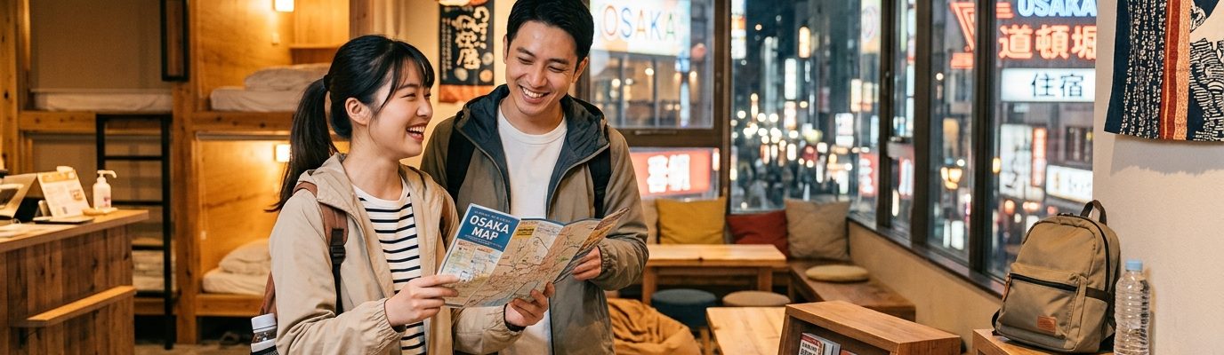 大阪住宿省錢攻略：平價商務旅館與青年旅舍精選
