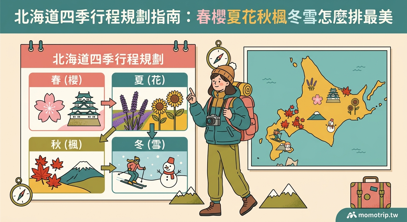 北海道四季行程規劃指南：春櫻夏花秋楓冬雪怎麼排最美 — image 2
