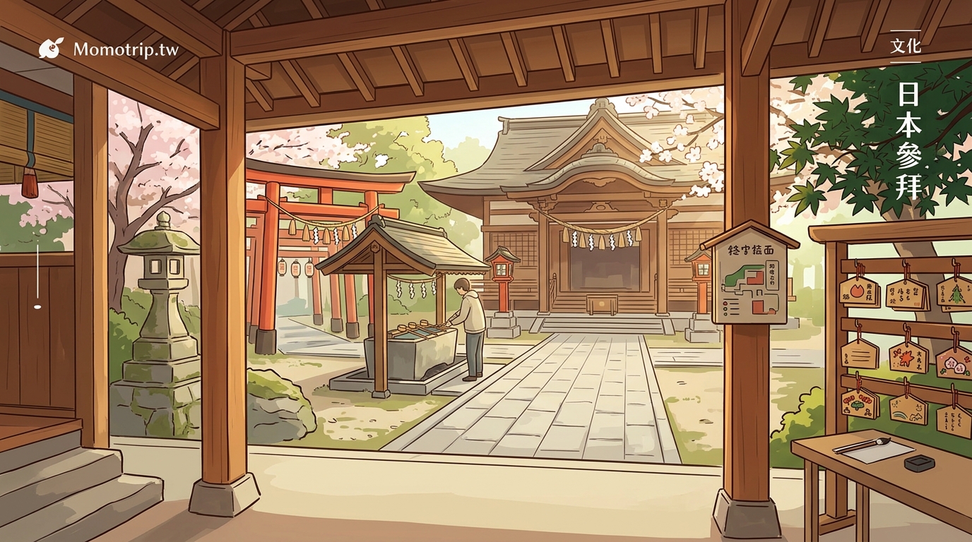 日本參拜神社寺廟的正確方式：從鳥居到繪馬的完整教學 — image 1