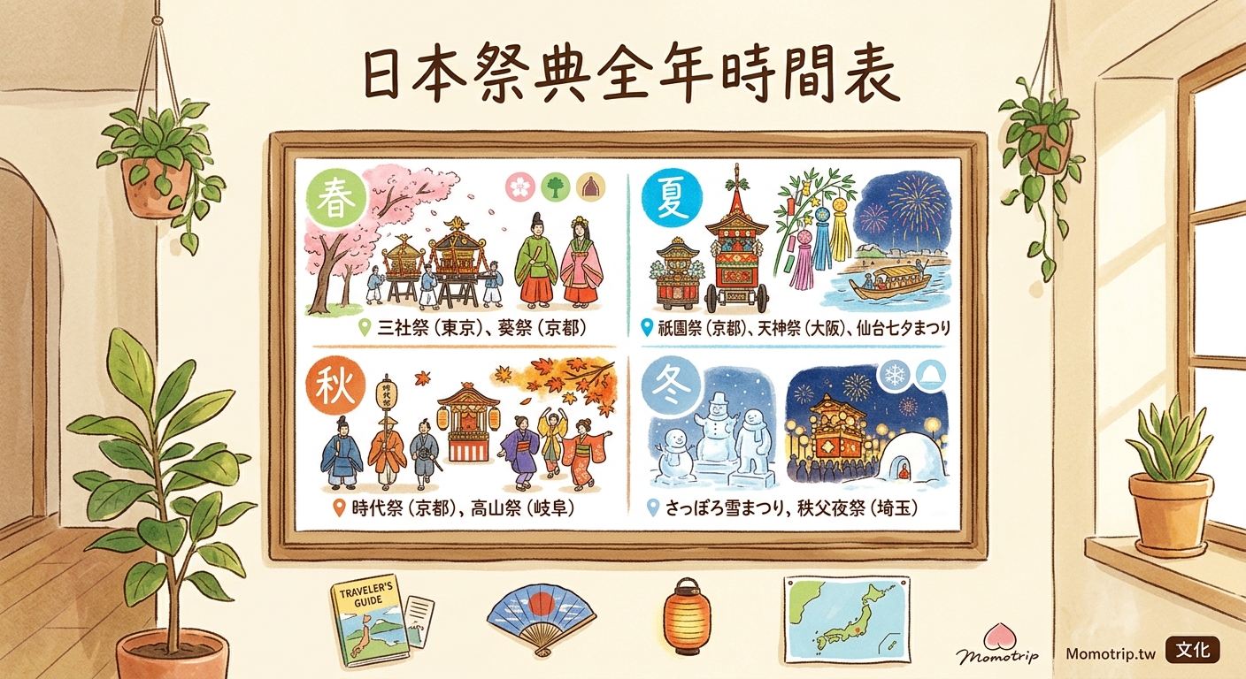 日本祭典全年時間表：春夏秋冬不可錯過的傳統慶典體驗 — image 1