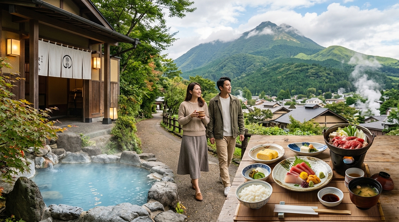 九州溫泉美食之旅：福岡別府由布院5天4夜慢活行程