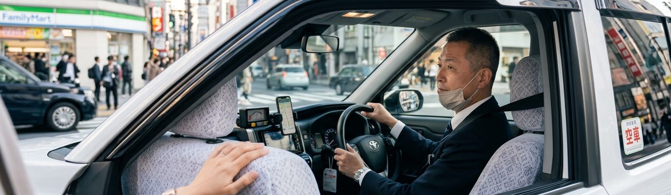 日本計程車怎麼搭才不踩雷？費用、叫車與溝通技巧