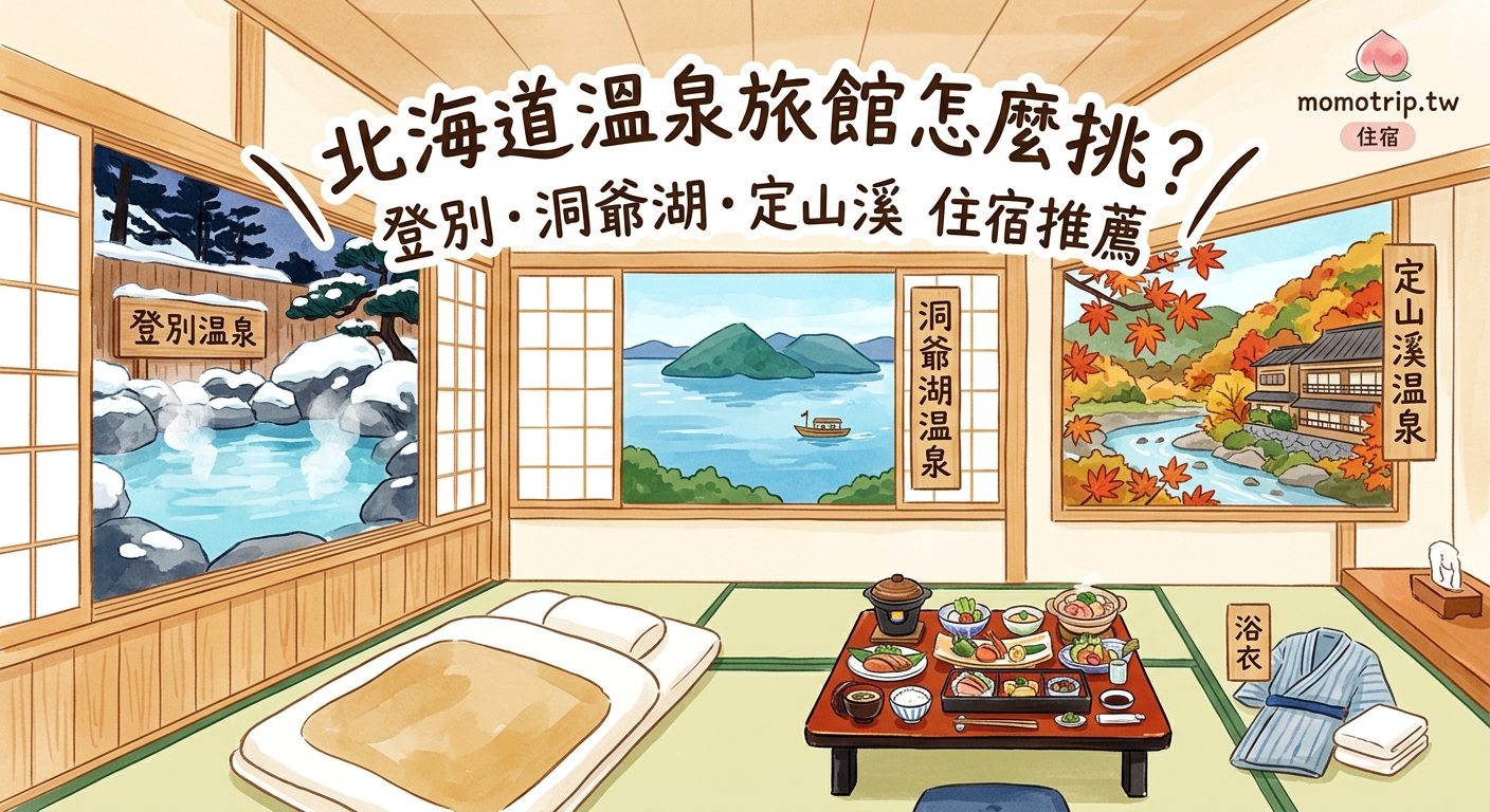 北海道溫泉旅館怎麼挑？登別、洞爺湖、定山溪住宿推薦 — image 2