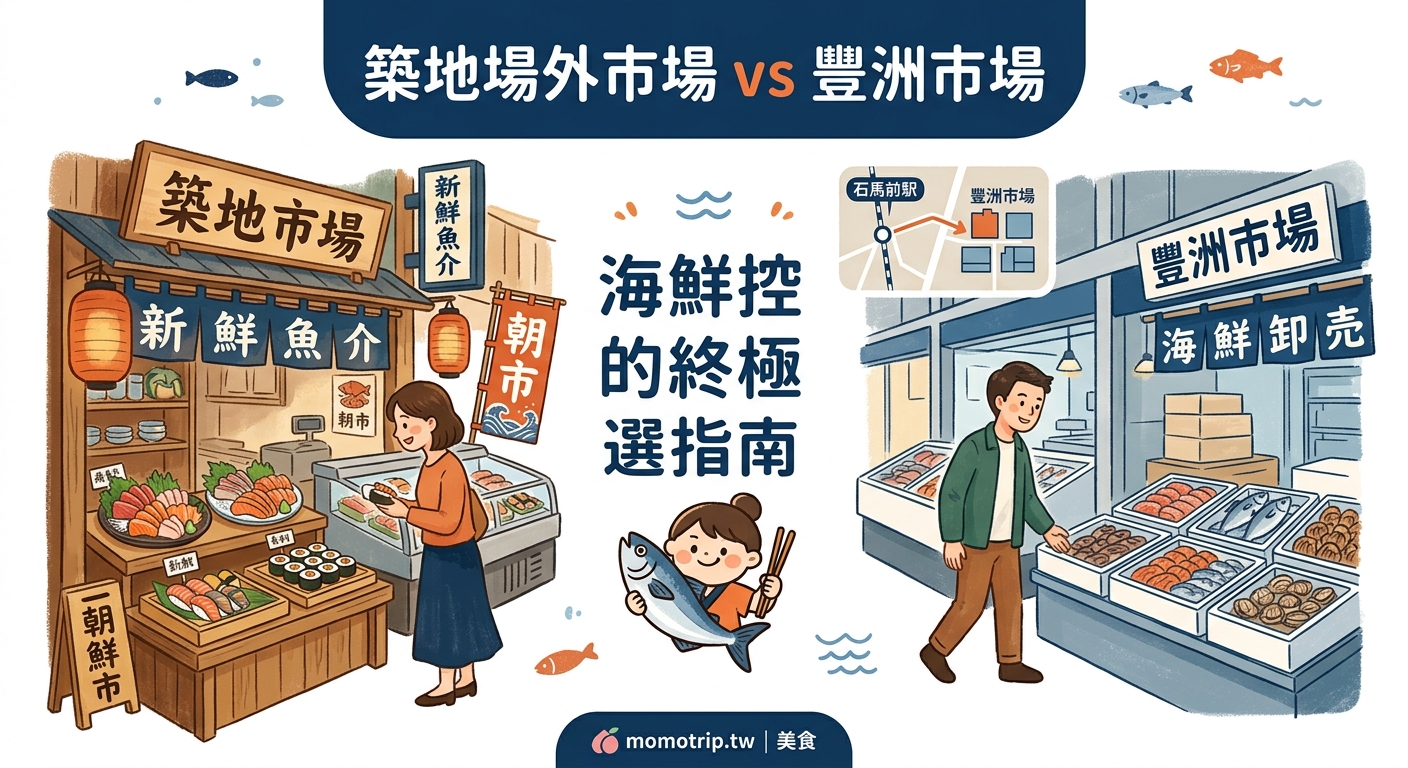 築地場外市場vs豐洲市場:海鮮控的終極選擇指南 — image 1