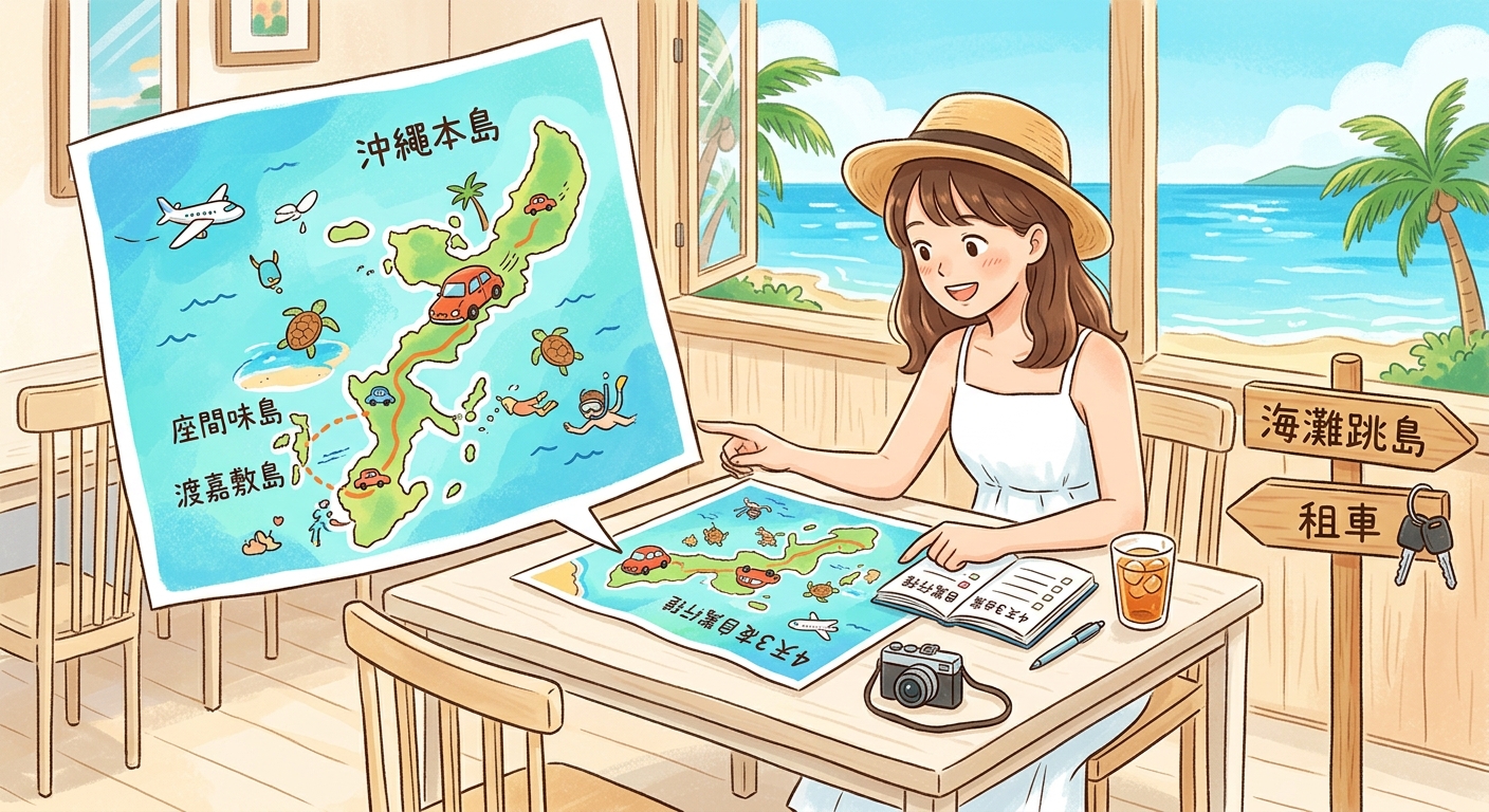沖繩4天3夜自駕行程：海灘跳島玩法與租車注意事項 — image 1
