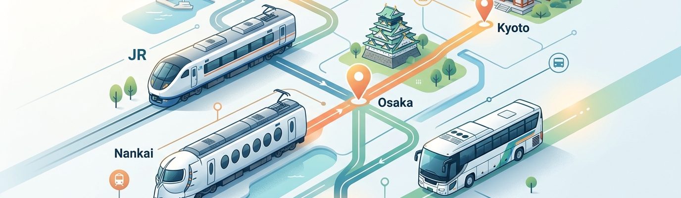 關西機場到大阪、京都、神戶的交通選擇完全指南
