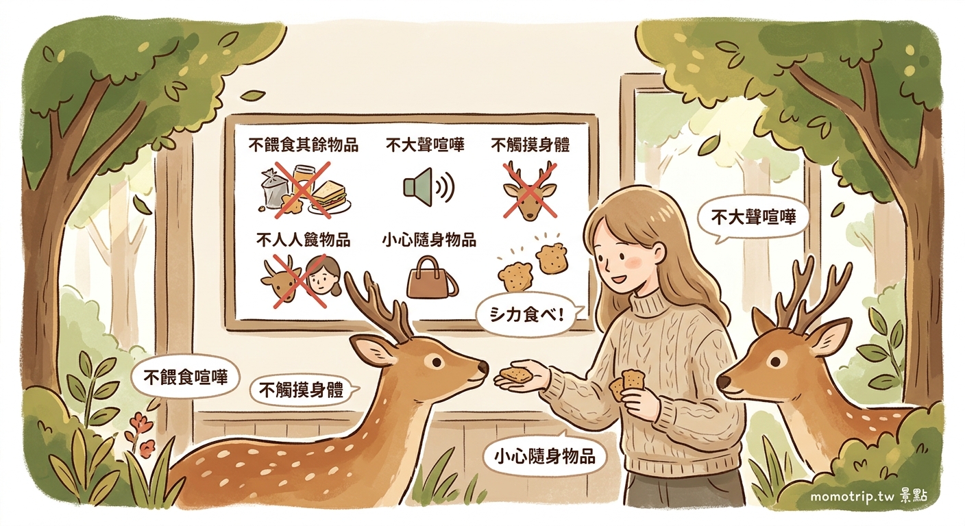 奈良餵鹿要注意什麼?與小鹿安全互動的完整指南 — image 1