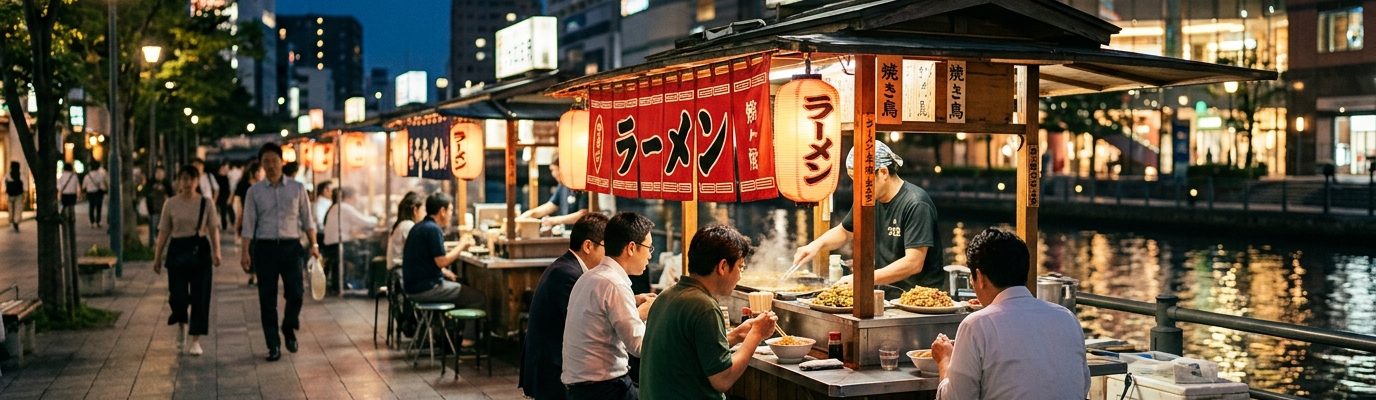 福岡屋台文化體驗：博多運河城周邊夜市美食巡禮