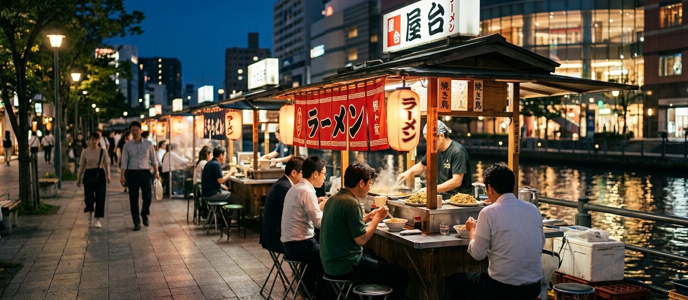 福岡屋台文化體驗:博多運河城周邊夜市美食巡禮