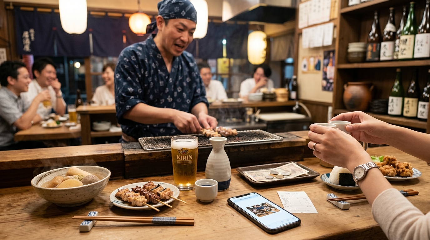 日本居酒屋文化入門：點菜、敬酒、付款的潛規則大公開