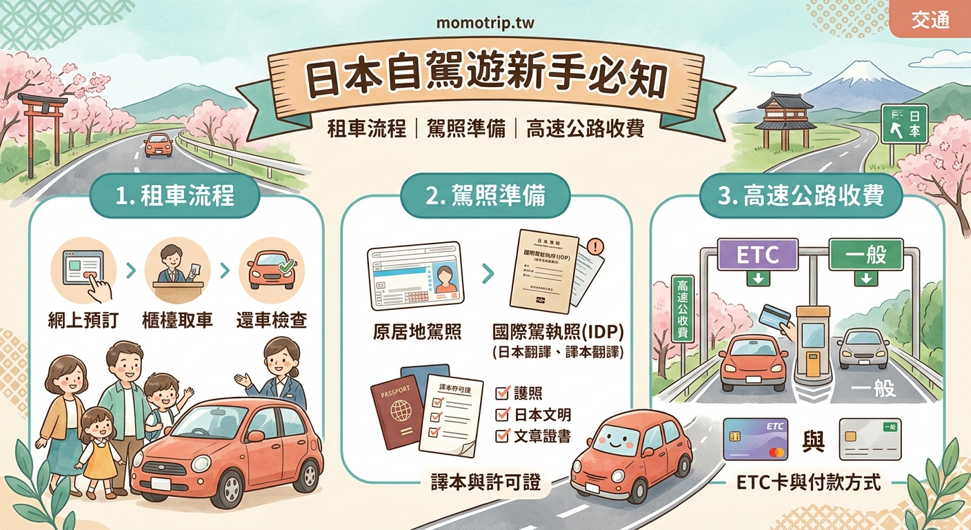 日本自駕遊新手必知:租車流程、駕照準備與高速公路收費 — image 2