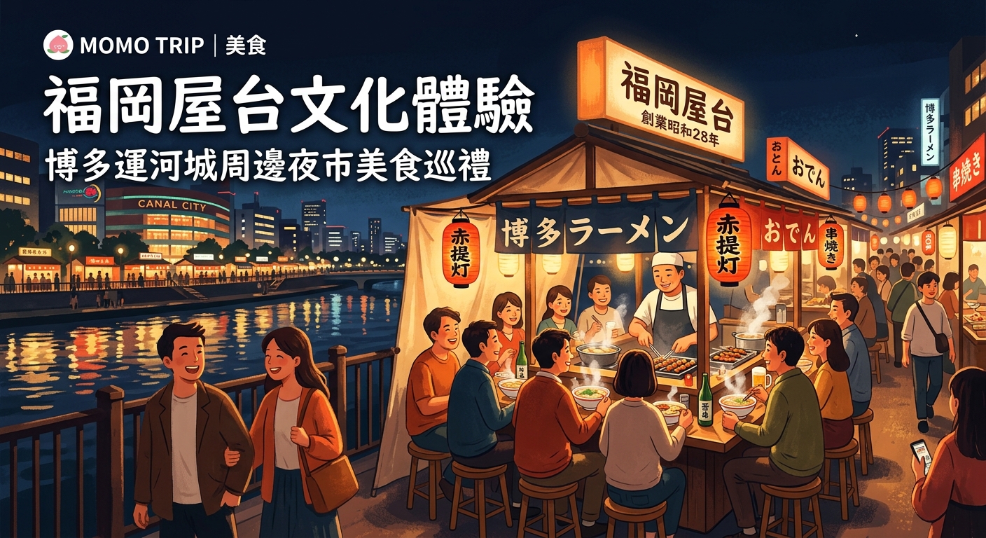 福岡屋台文化體驗:博多運河城周邊夜市美食巡禮 — image 1