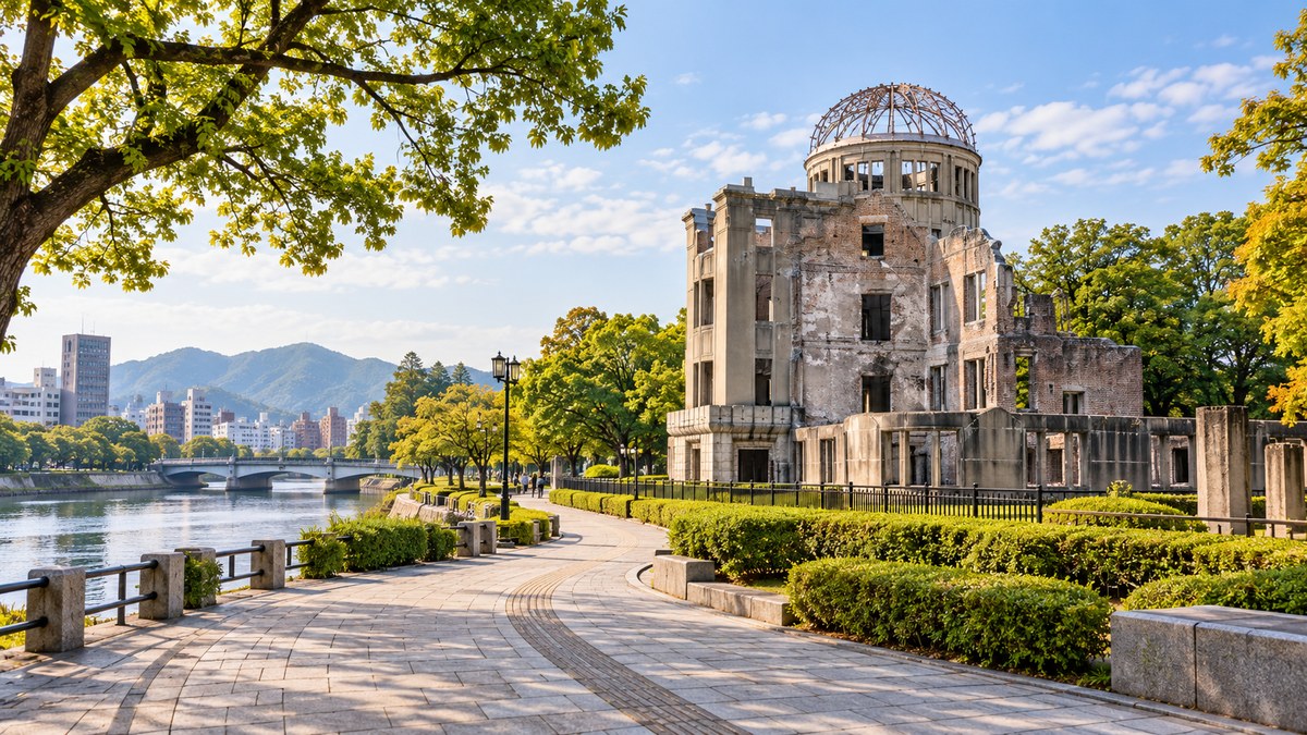 廣島原爆圓頂館參觀指南：門票、動線與周邊和平公園散步地圖